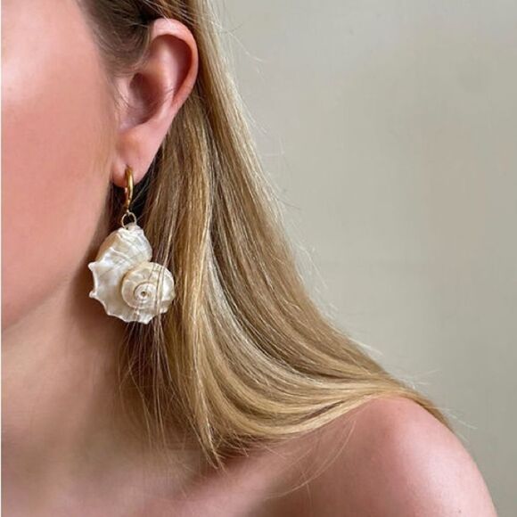 Shell Earrings N1368 - Picture 1 of 5